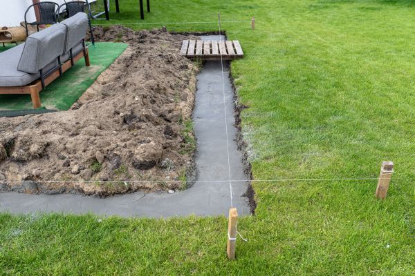 Cement Footer Installation in Montgomery