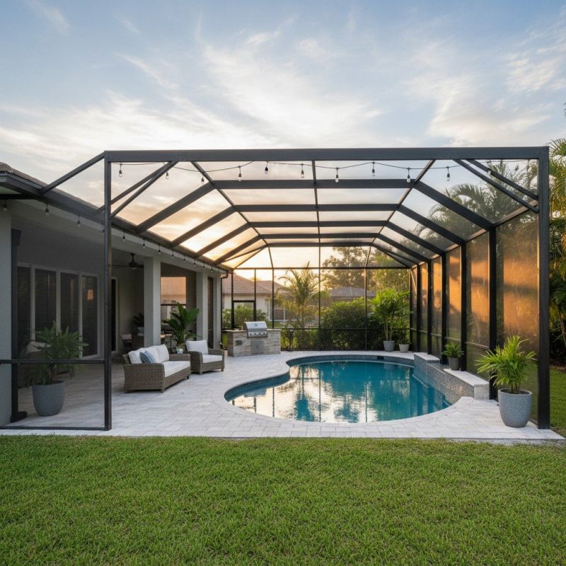 Pool Patio Construction detail